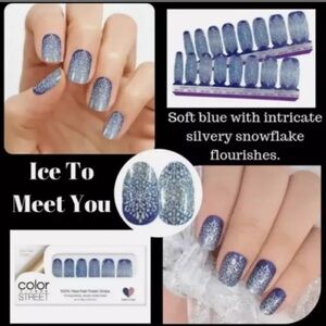 193. Color Street Nail Polish Strips - Ice To Meet You